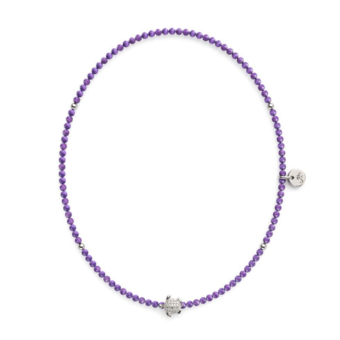 Améthyste | Argent | Emballage de pierres précieuses Tortuga